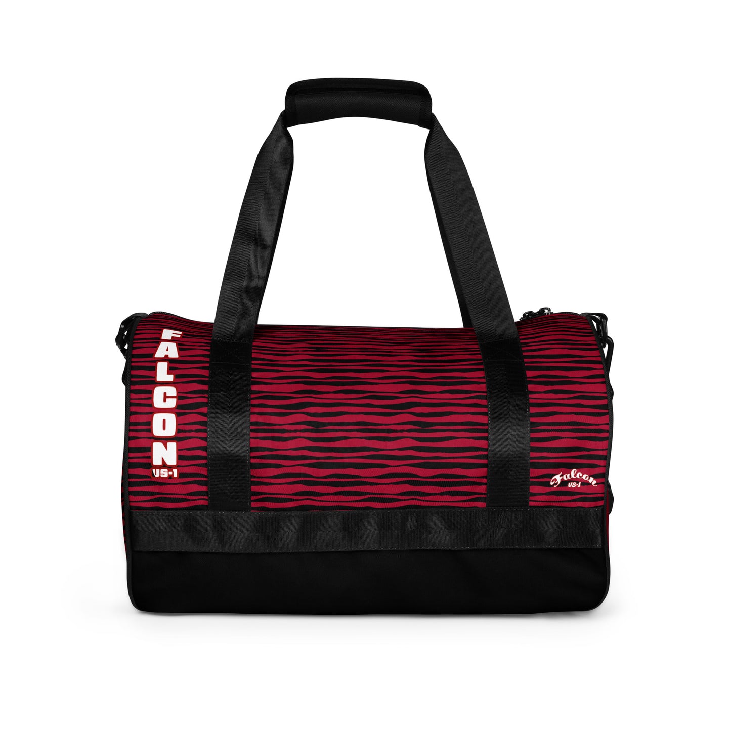 gym bag- White\Red Falcon Logo-Black\Red bag