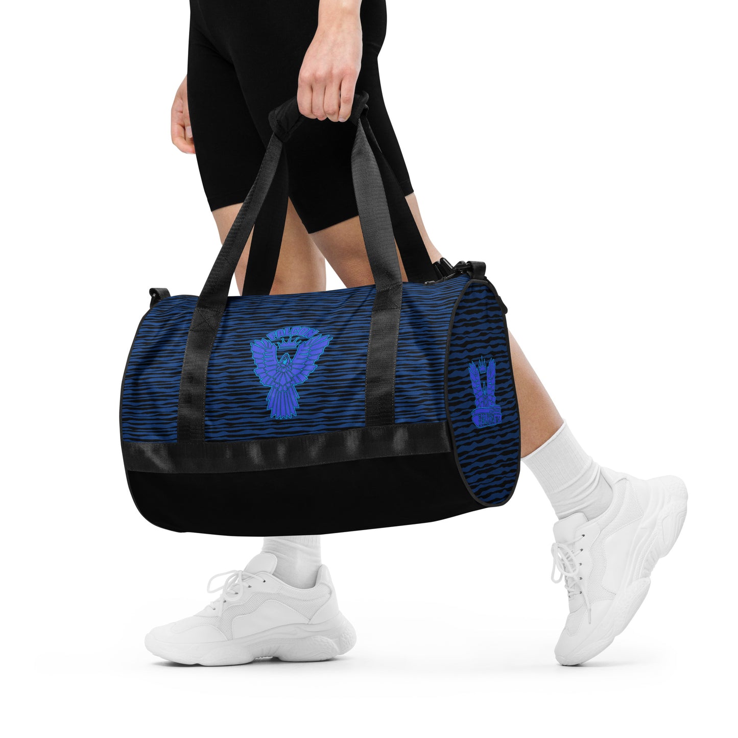 gym bag- Blue Falcon Logo- Blue\Black bag