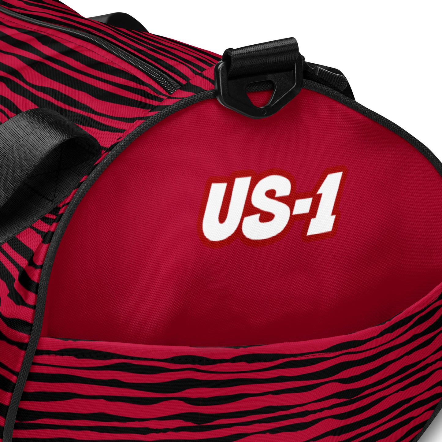gym bag- White\Red Falcon Logo-Black\Red bag