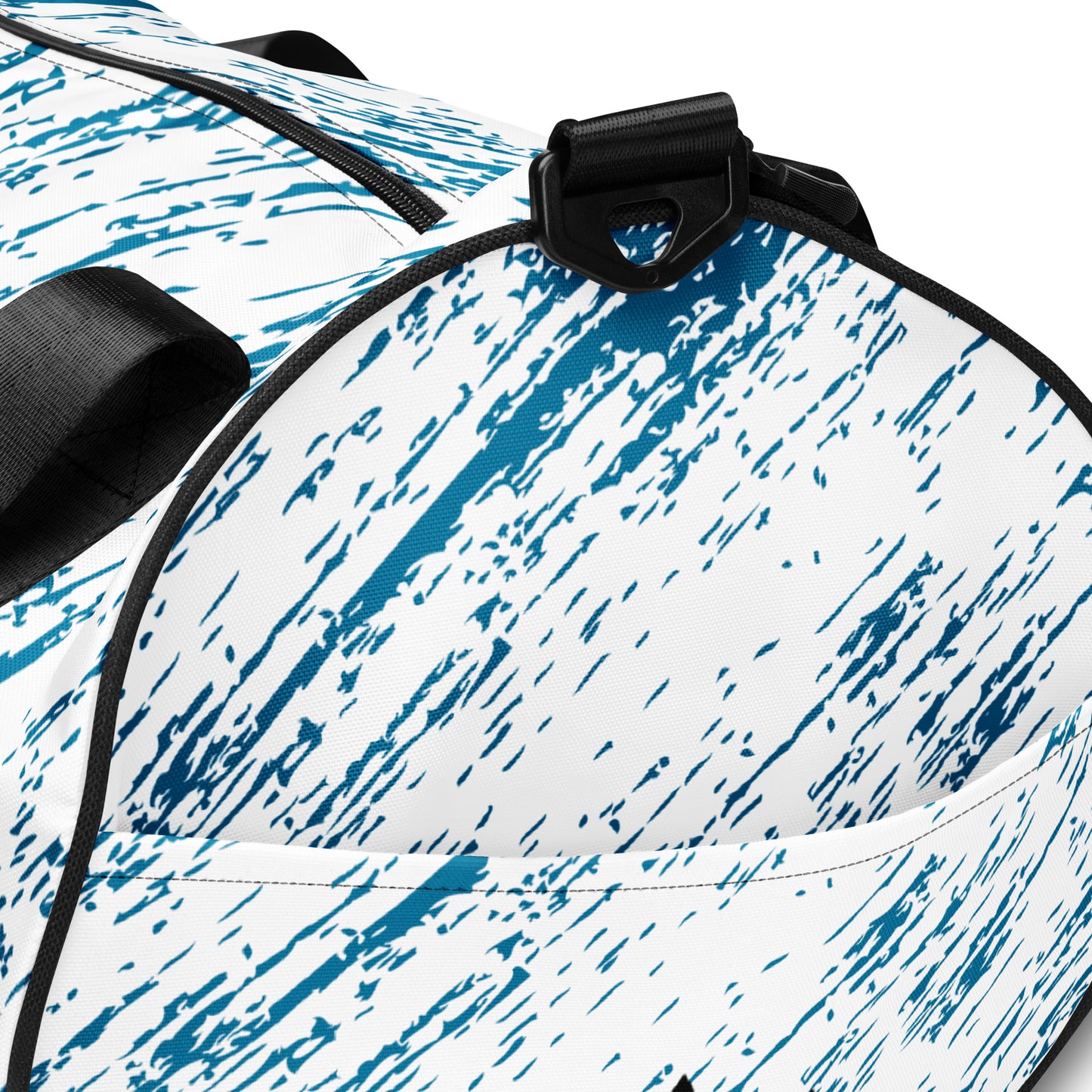 gym bag- Black Falcon Logo- Blue\White bag