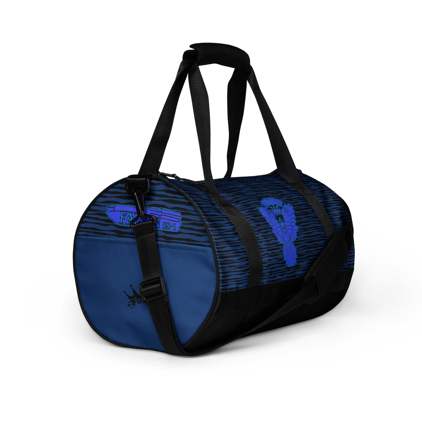 gym bag- Blue Falcon Logo- Blue\Black bag