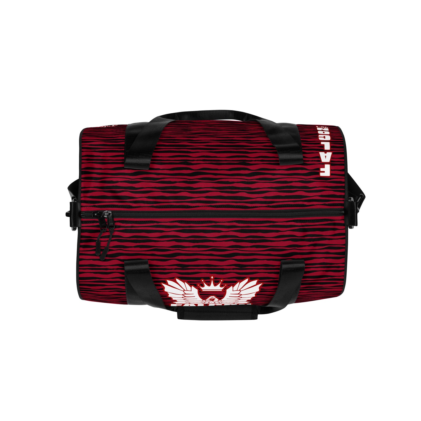 gym bag- White\Red Falcon Logo-Black\Red bag