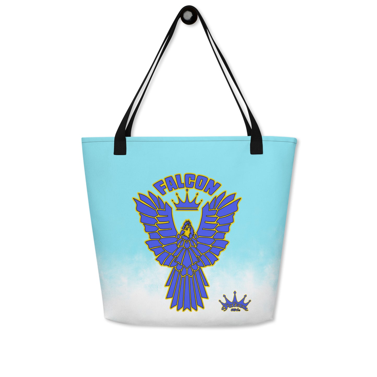 Large Tote Bag - Miami Sunrise
