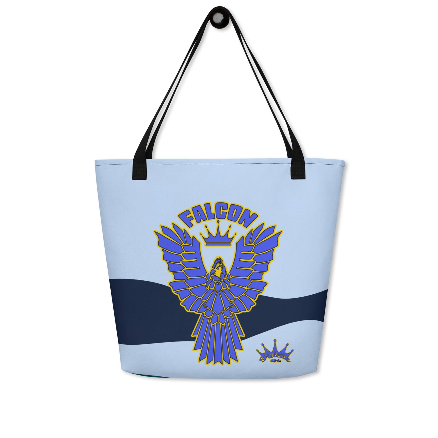 Large Tote Bag - Falcon Sunset