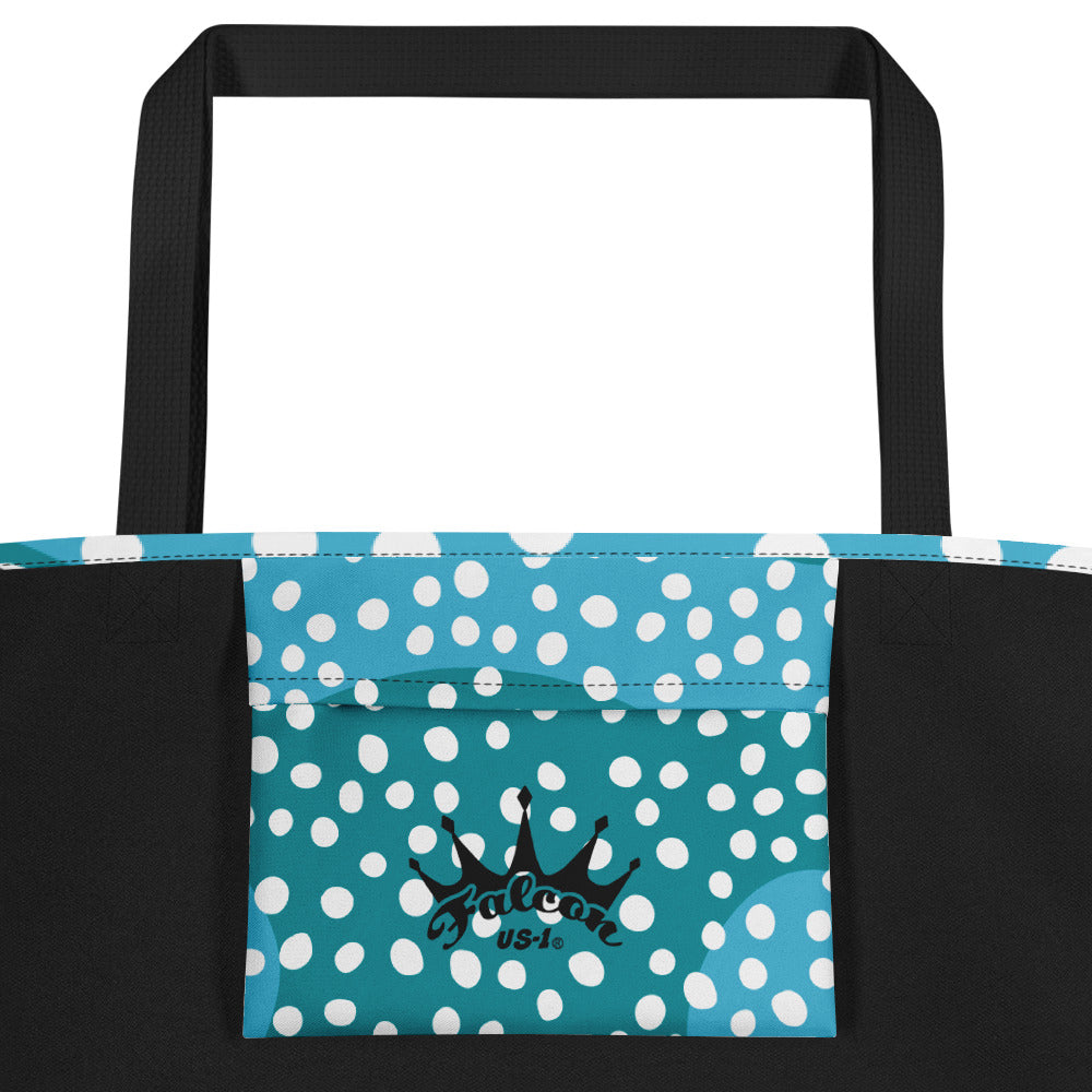 Large Tote Bag - Falcon Trigger Blue