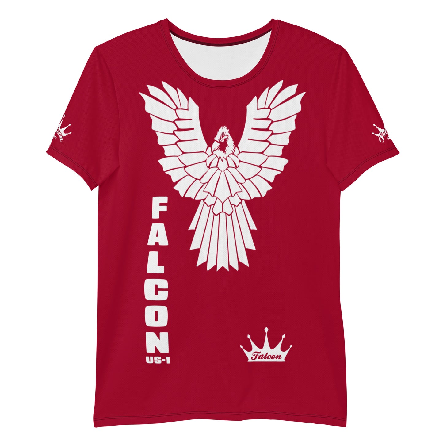 Men's Athletic T-shirt - FALCON US-1 White Logo