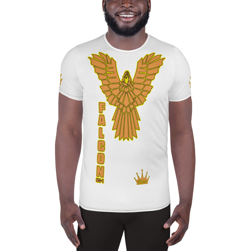 Men's Athletic T-shirt - FALCON US-1 Gold Logo