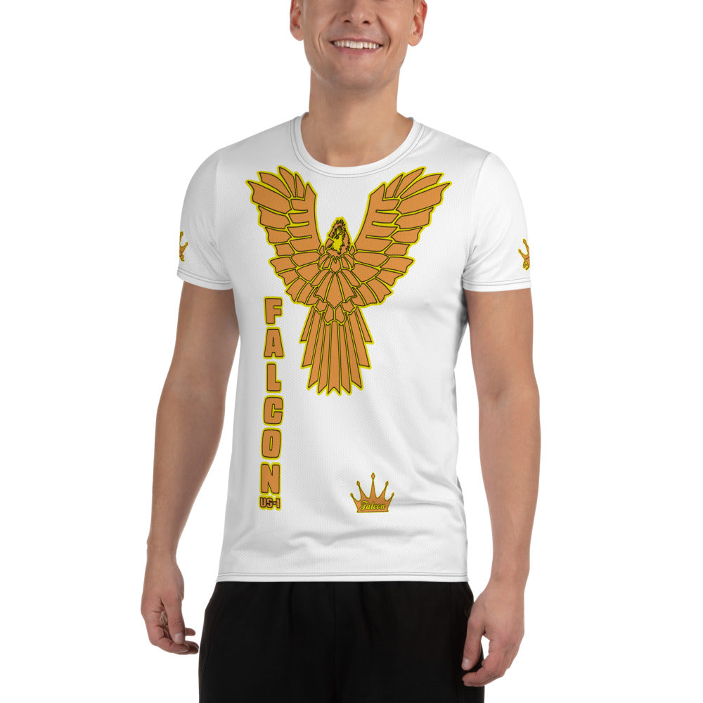 Men's Athletic T-shirt - FALCON US-1 Gold Logo