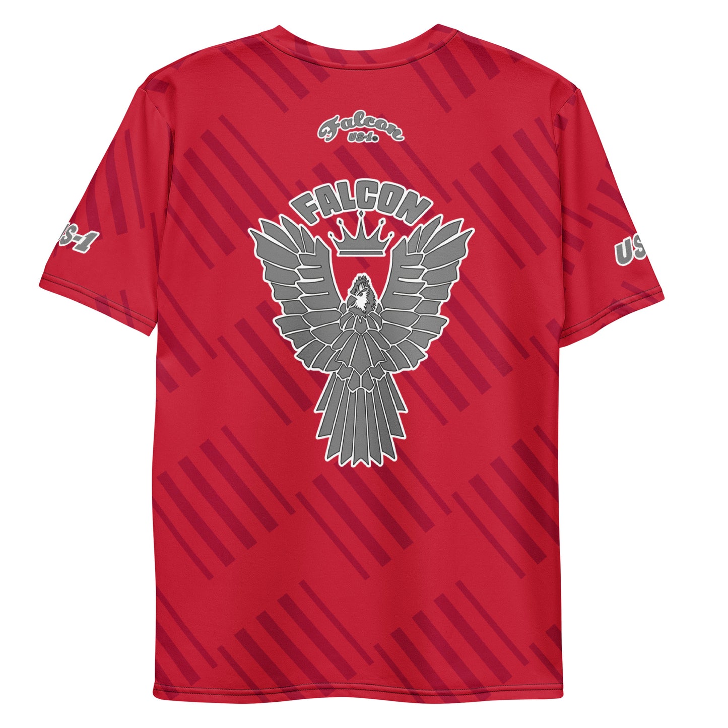 Men's t-shirt -Kings of Miami Grey Falcon Logo(Premium knit mid-weight jersey, runs Long)