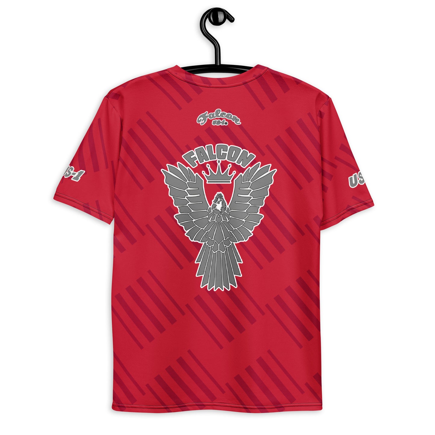 Men's t-shirt -Kings of Miami Grey Falcon Logo(Premium knit mid-weight jersey, runs Long)