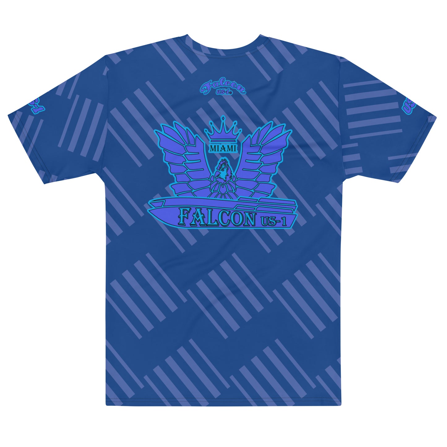 Crew Neck Air Dry Men's t-shirt - Blue Falcon Logo