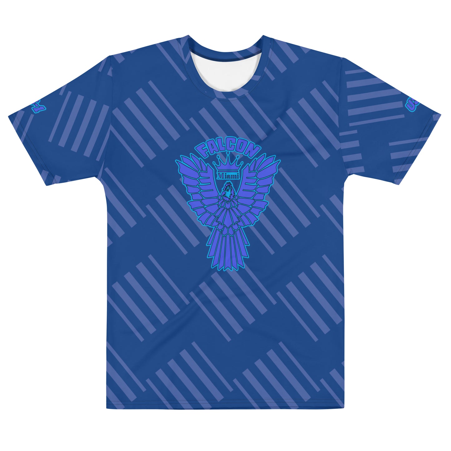 Crew Neck Air Dry Men's t-shirt - Blue Falcon Logo