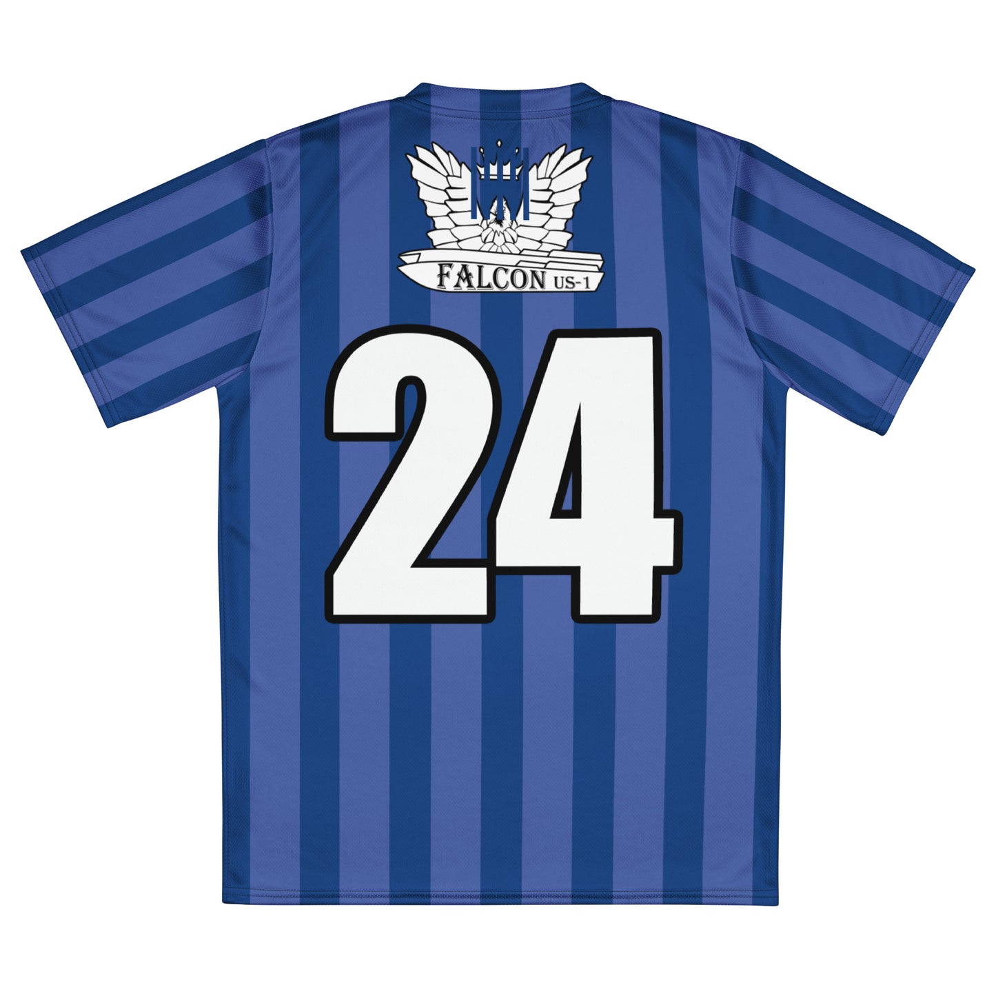 Sports jersey - White Falcon Logo on Blue