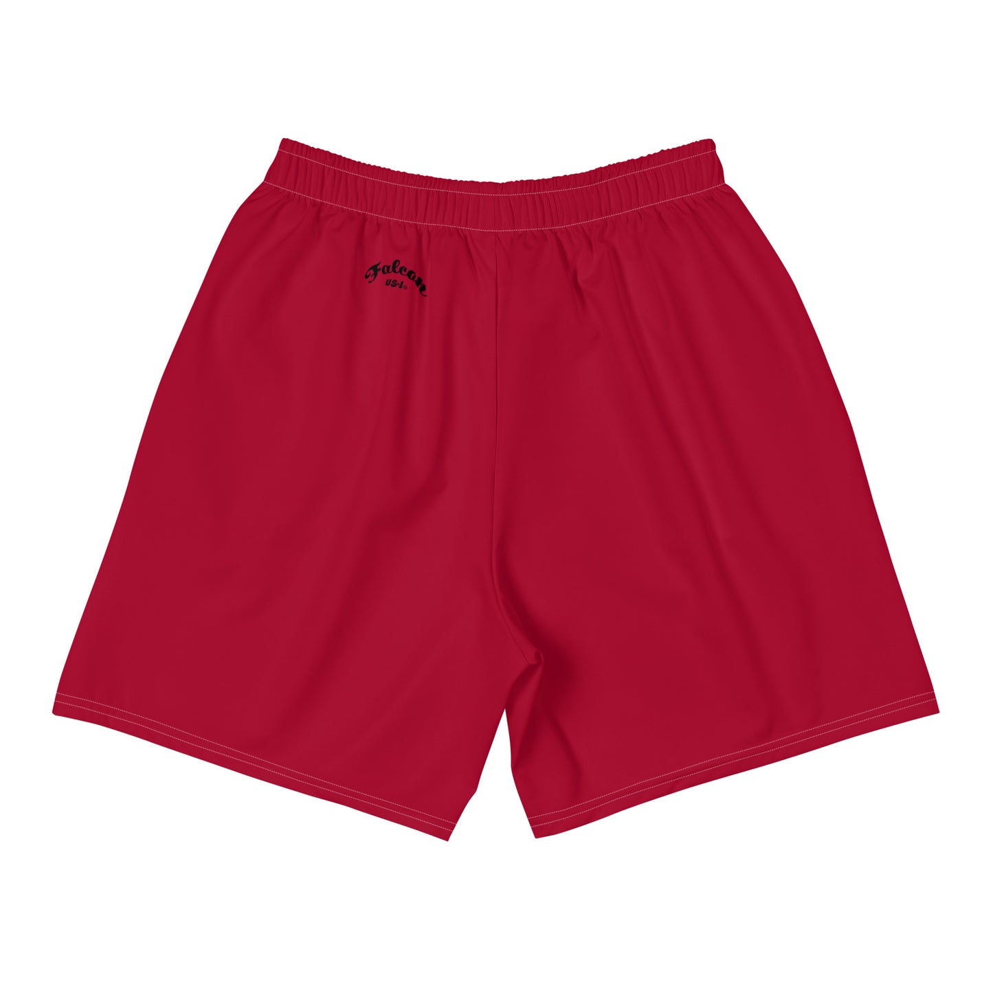 Athletic Long Shorts - FALCON US-1 Black logo - Red
