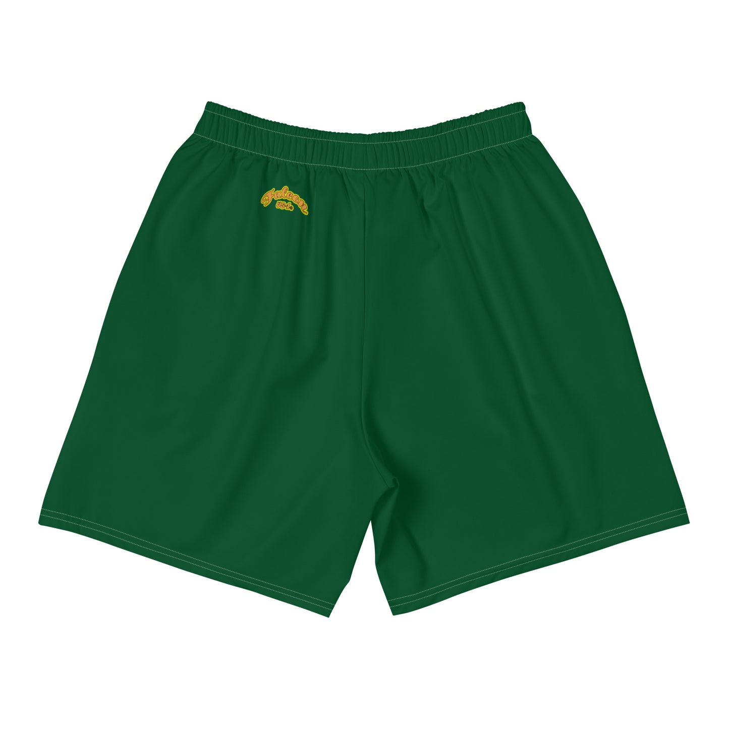 Athletic Long Shorts - FALCON US-1 Gold logo - Dk Green