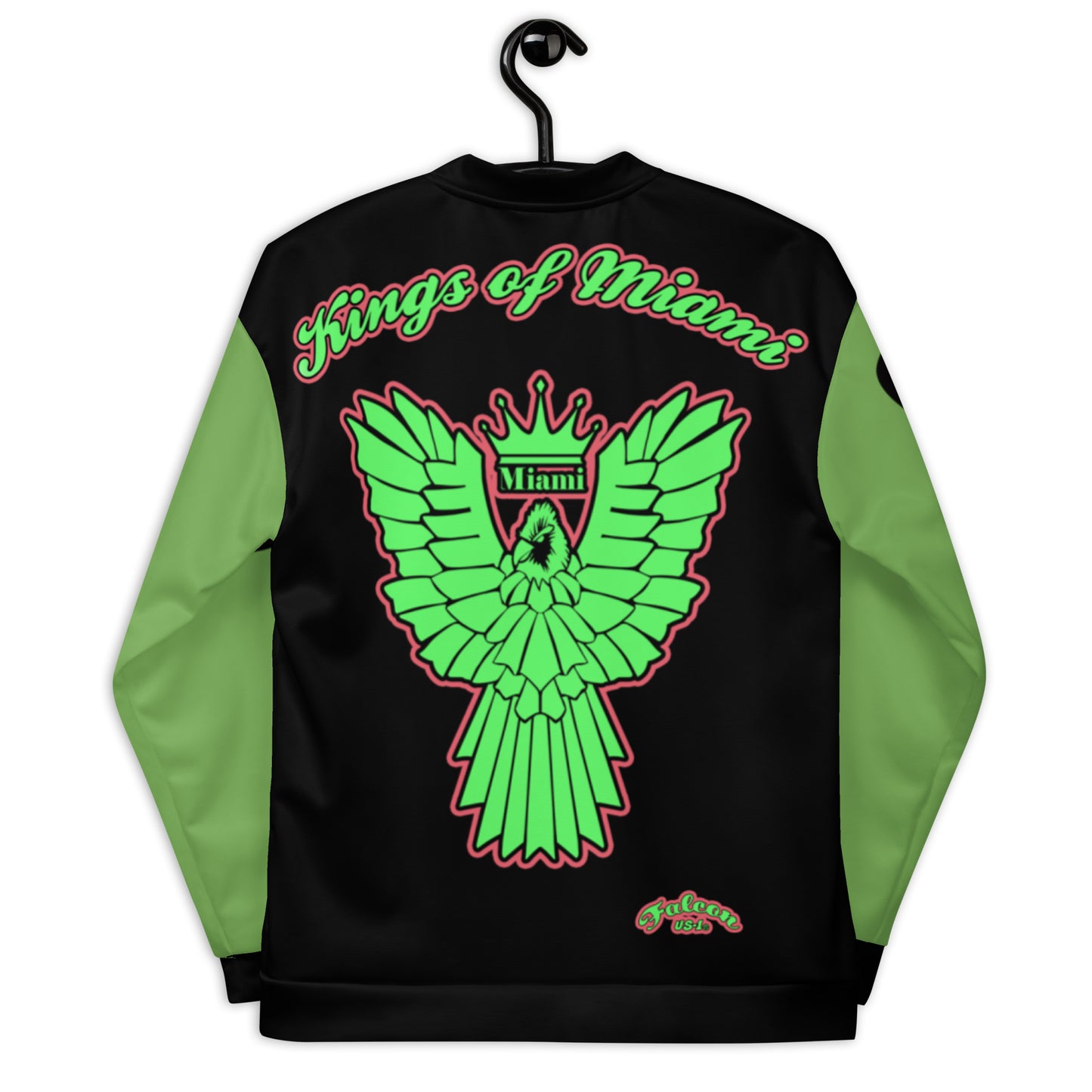 Bomber Jacket- Falcon Logo- Kings of Miami on Back