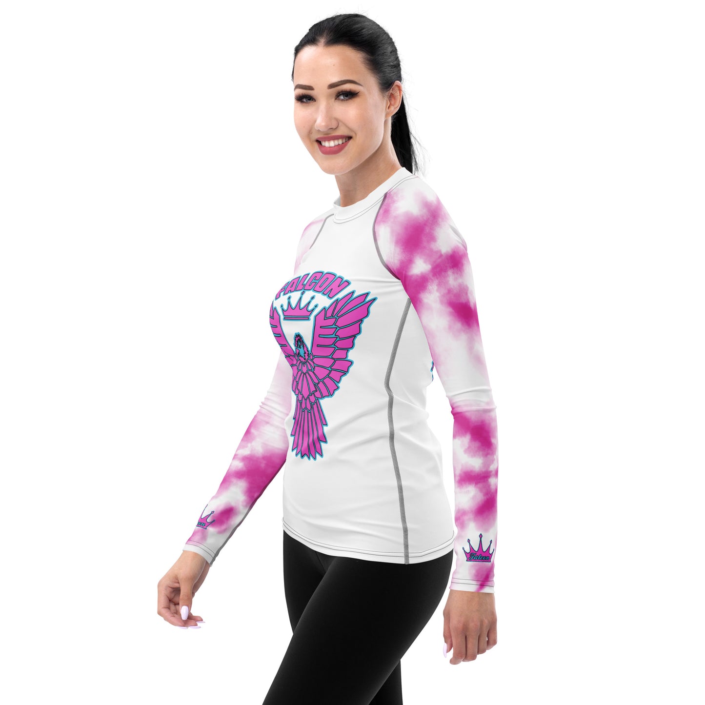 Women's Rash Guard - Pink Sky Two(Thick material\slim-fitted)