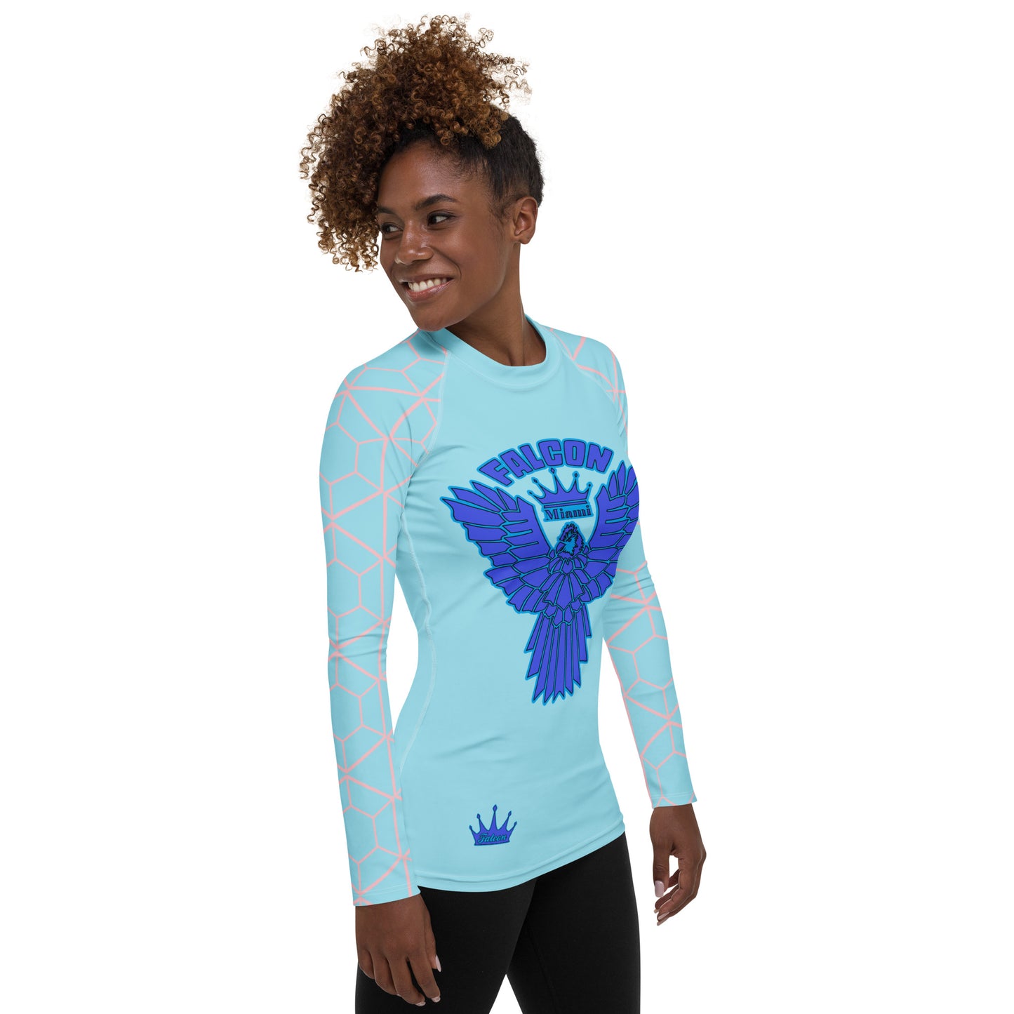 Women's Rash Guard - Blue Sky(Thick material\slim-fitted)