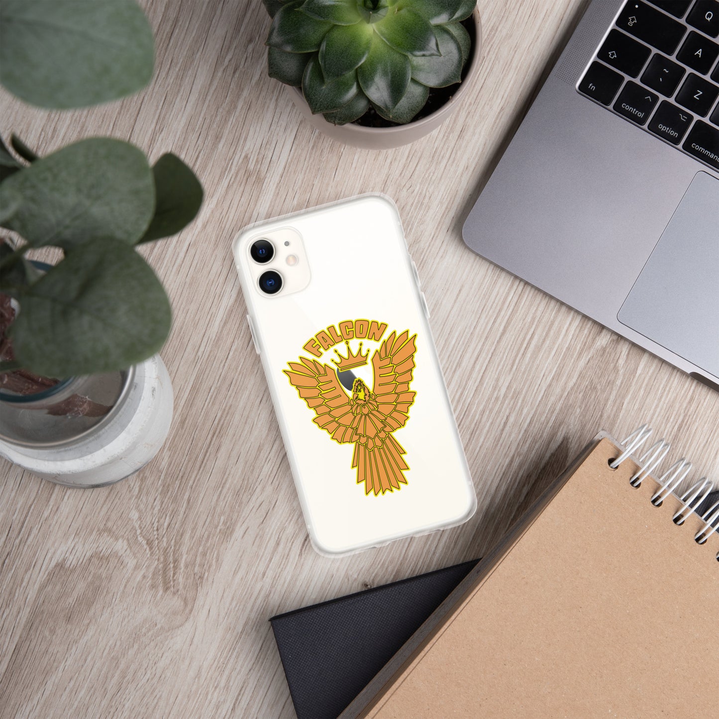 Clear Case for iPhone® - Falcon Gold Logo