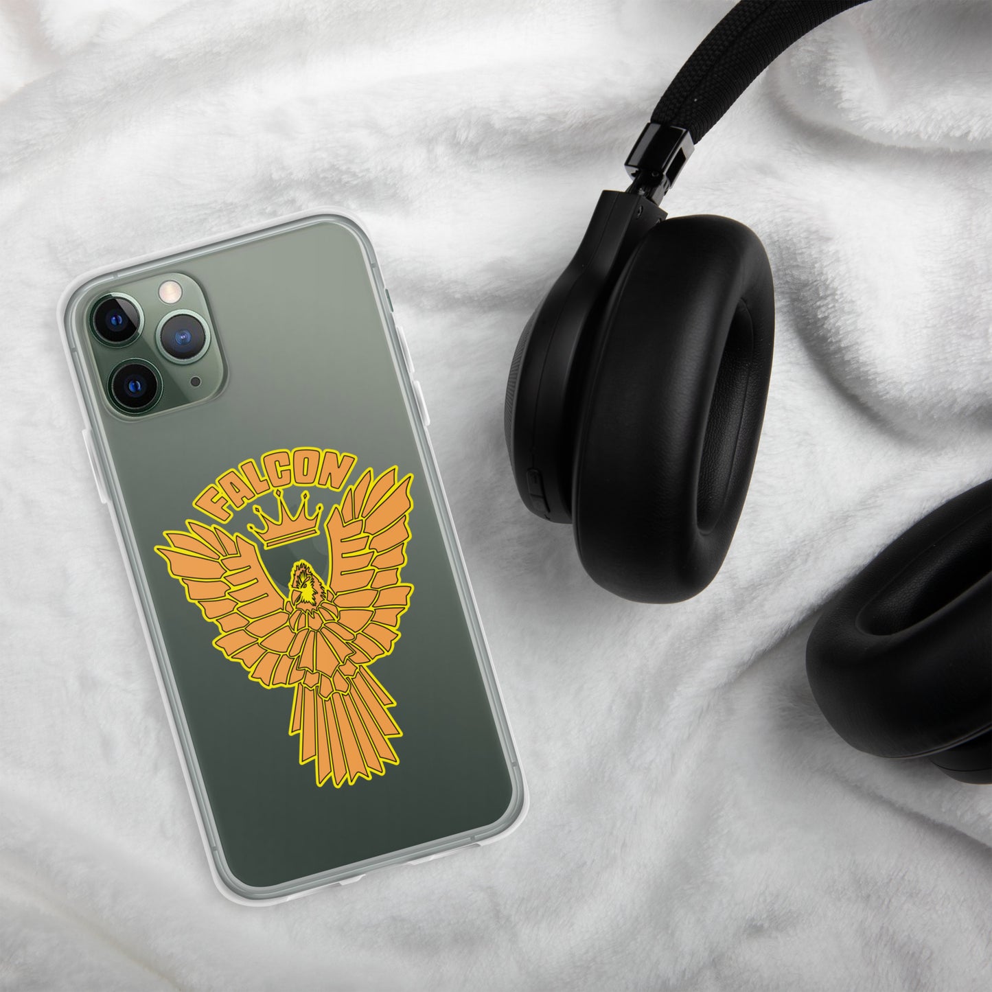 Clear Case for iPhone® - Falcon Gold Logo