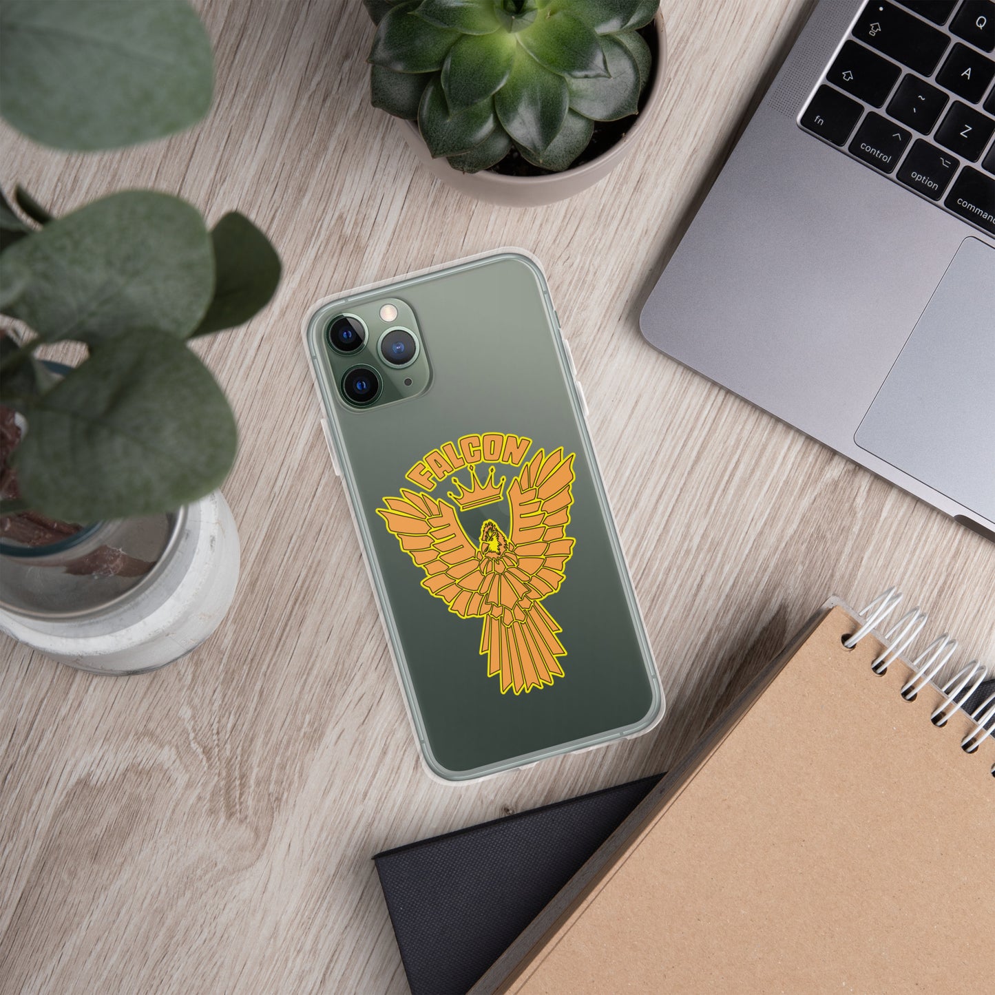 Clear Case for iPhone® - Falcon Gold Logo