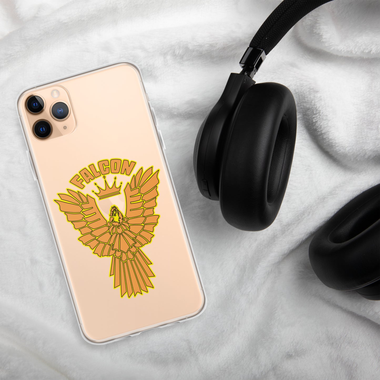 Clear Case for iPhone® - Falcon Gold Logo