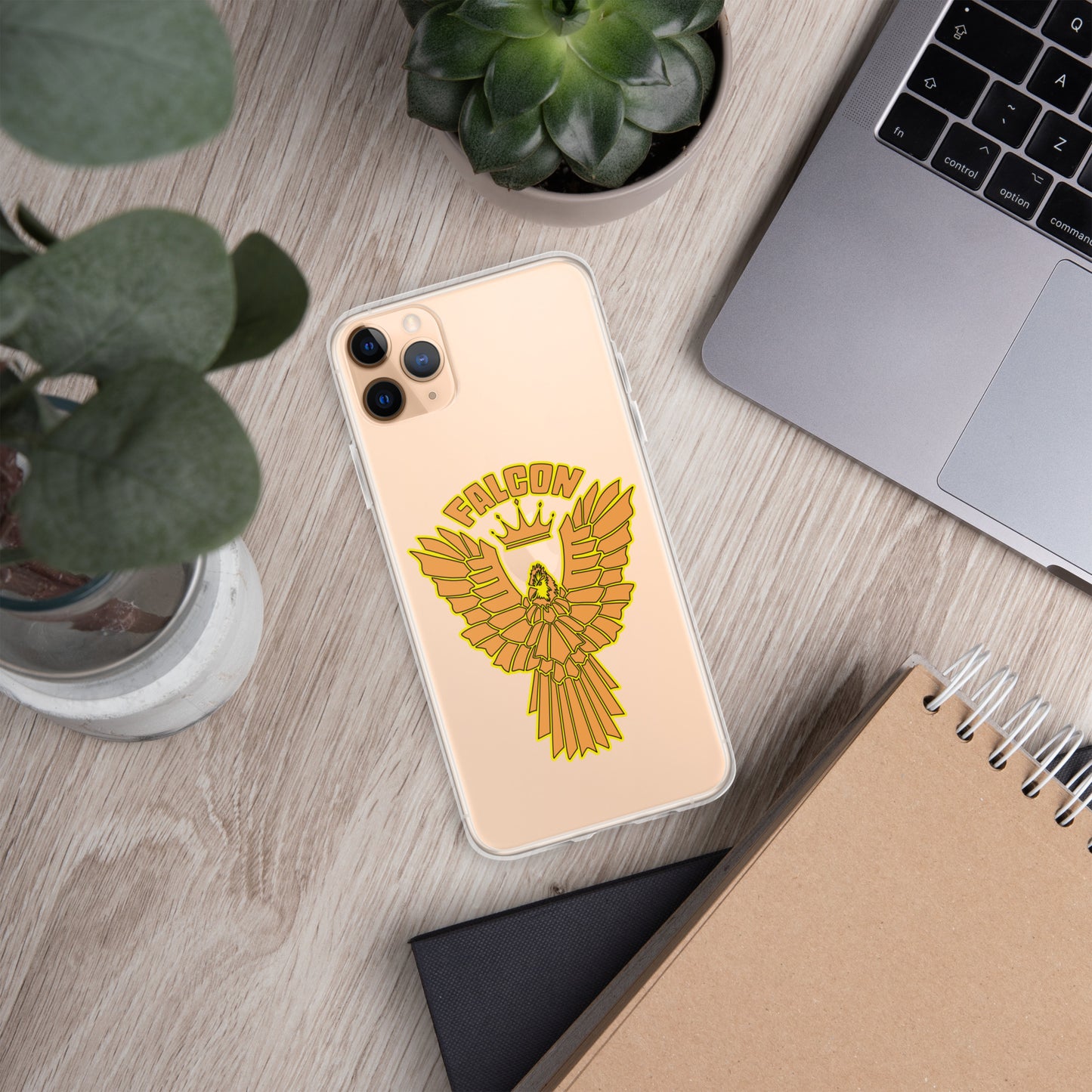 Clear Case for iPhone® - Falcon Gold Logo