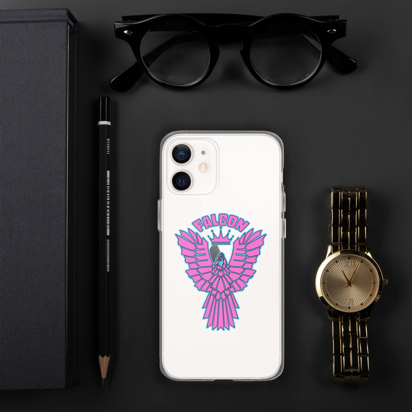 Clear Case for iPhone® - Falcon Retro Pink