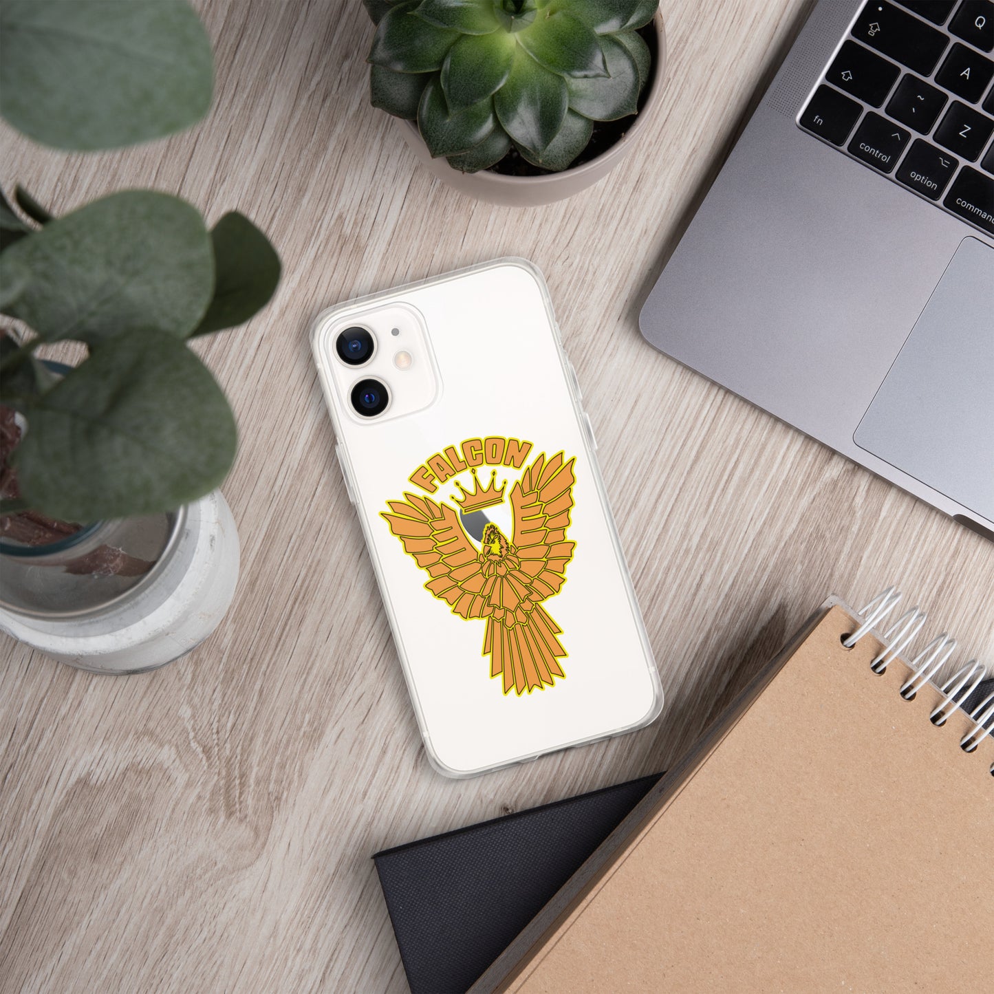Clear Case for iPhone® - Falcon Gold Logo