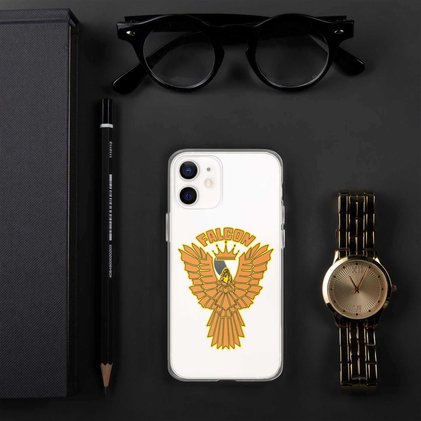 Clear Case for iPhone® - Falcon Gold Logo