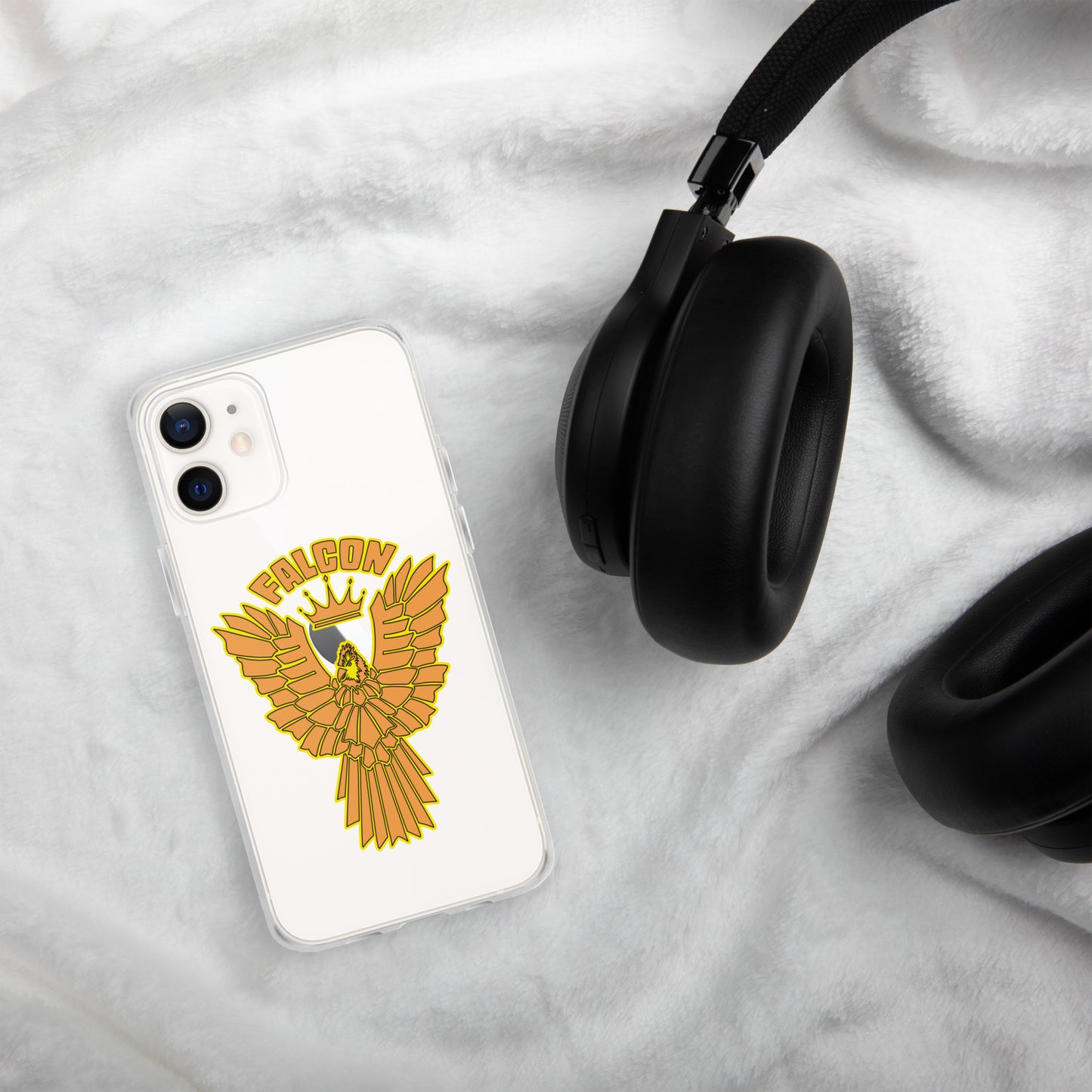 Clear Case for iPhone® - Falcon Gold Logo