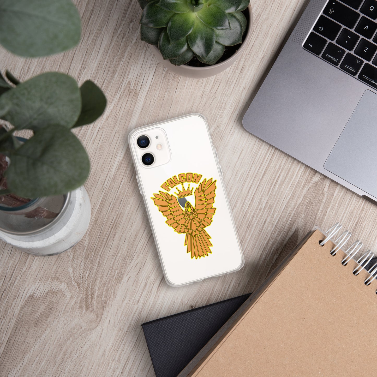 Clear Case for iPhone® - Falcon Gold Logo