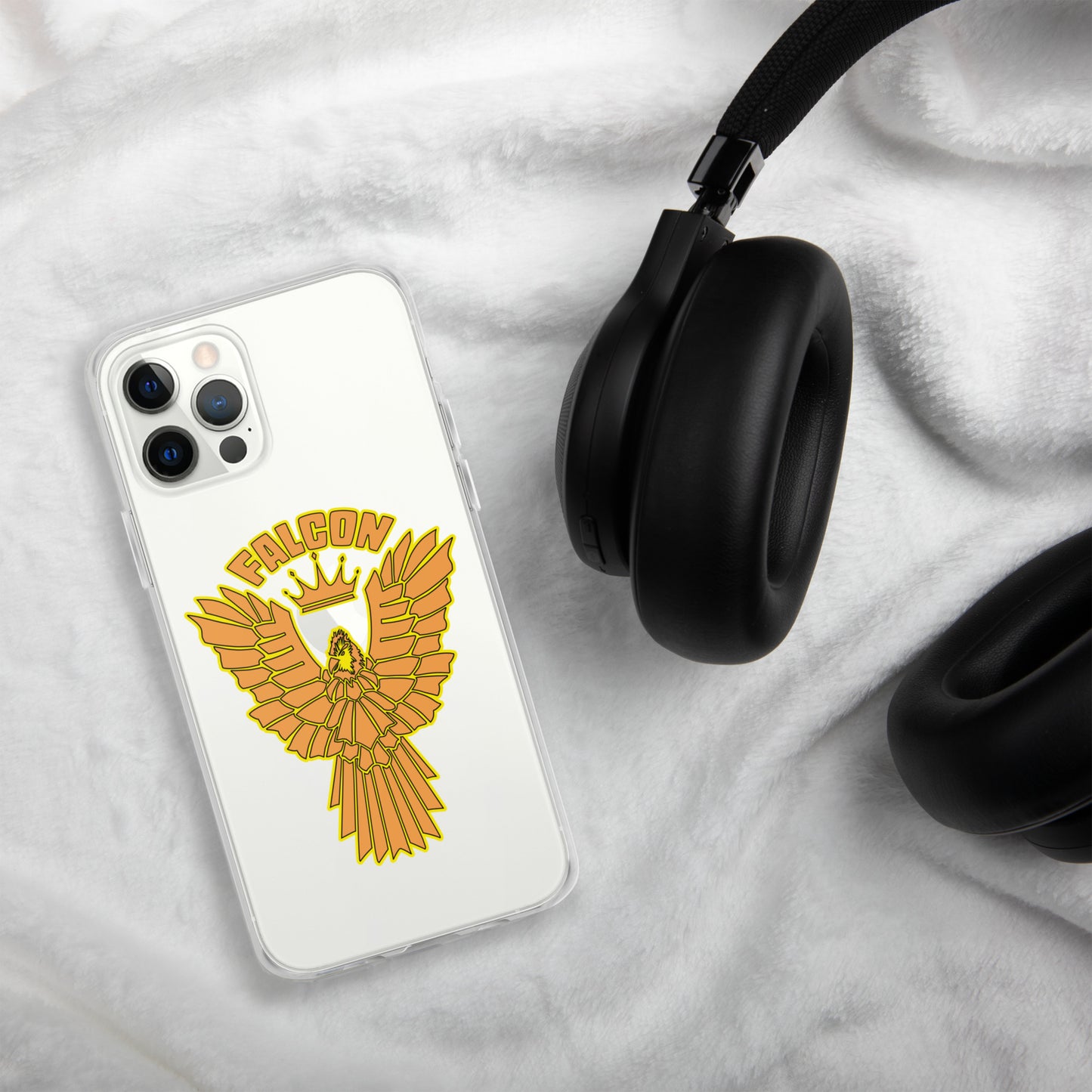 Clear Case for iPhone® - Falcon Gold Logo