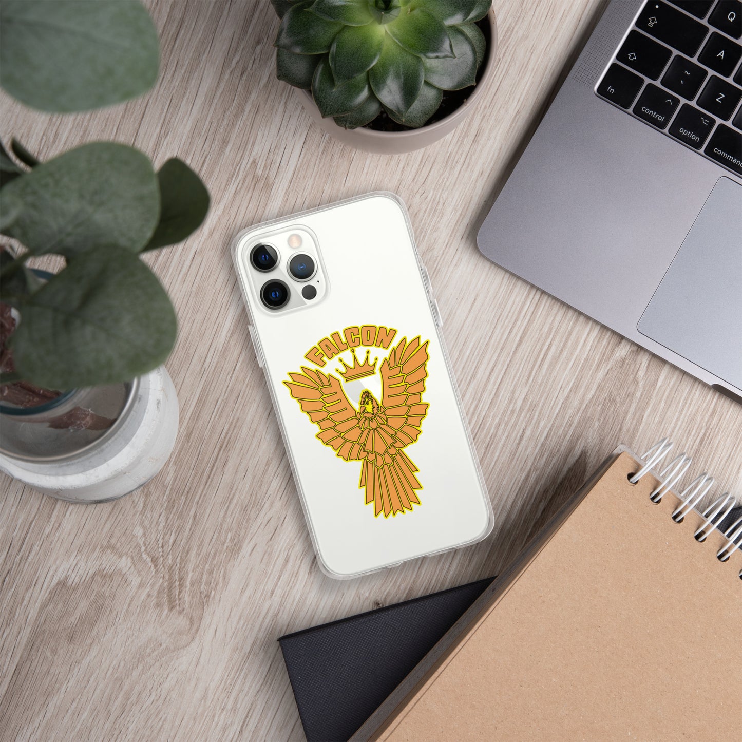 Clear Case for iPhone® - Falcon Gold Logo