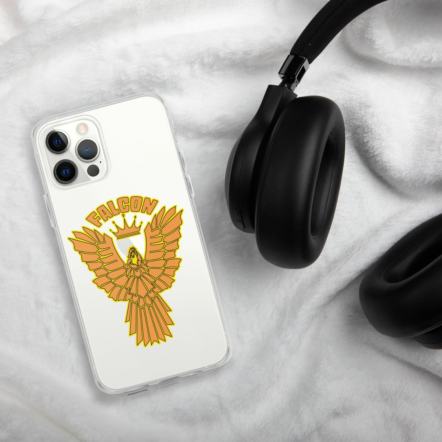 Clear Case for iPhone® - Falcon Gold Logo
