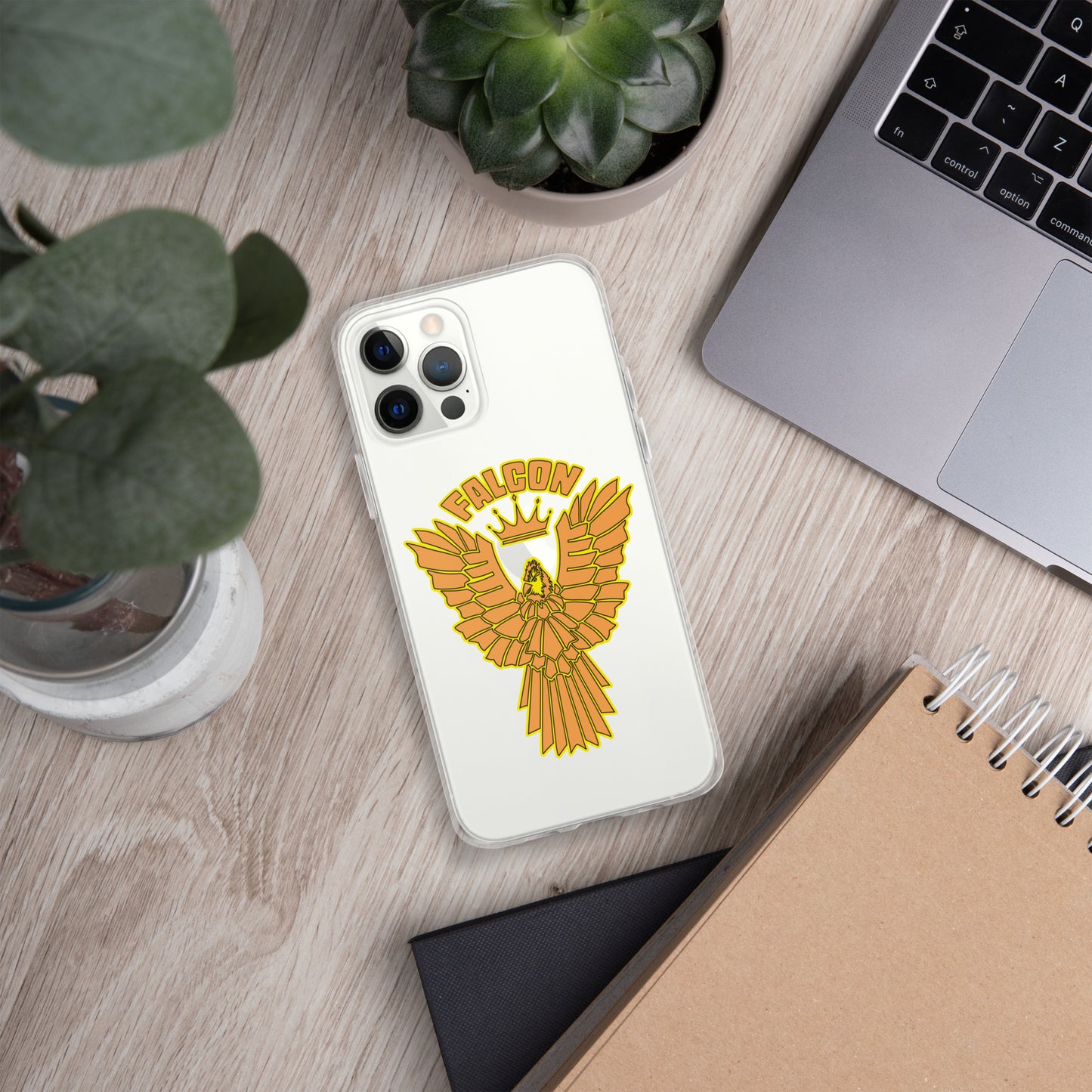 Clear Case for iPhone® - Falcon Gold Logo