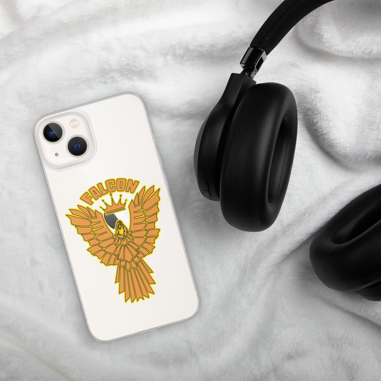 Clear Case for iPhone® - Falcon Gold Logo