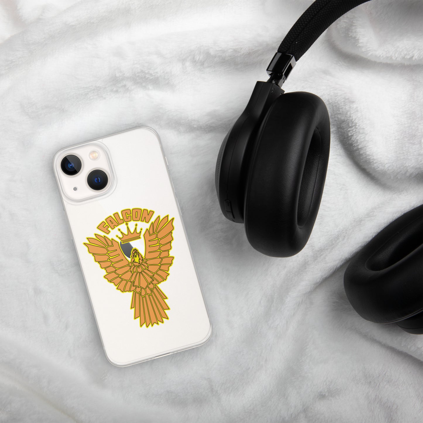 Clear Case for iPhone® - Falcon Gold Logo