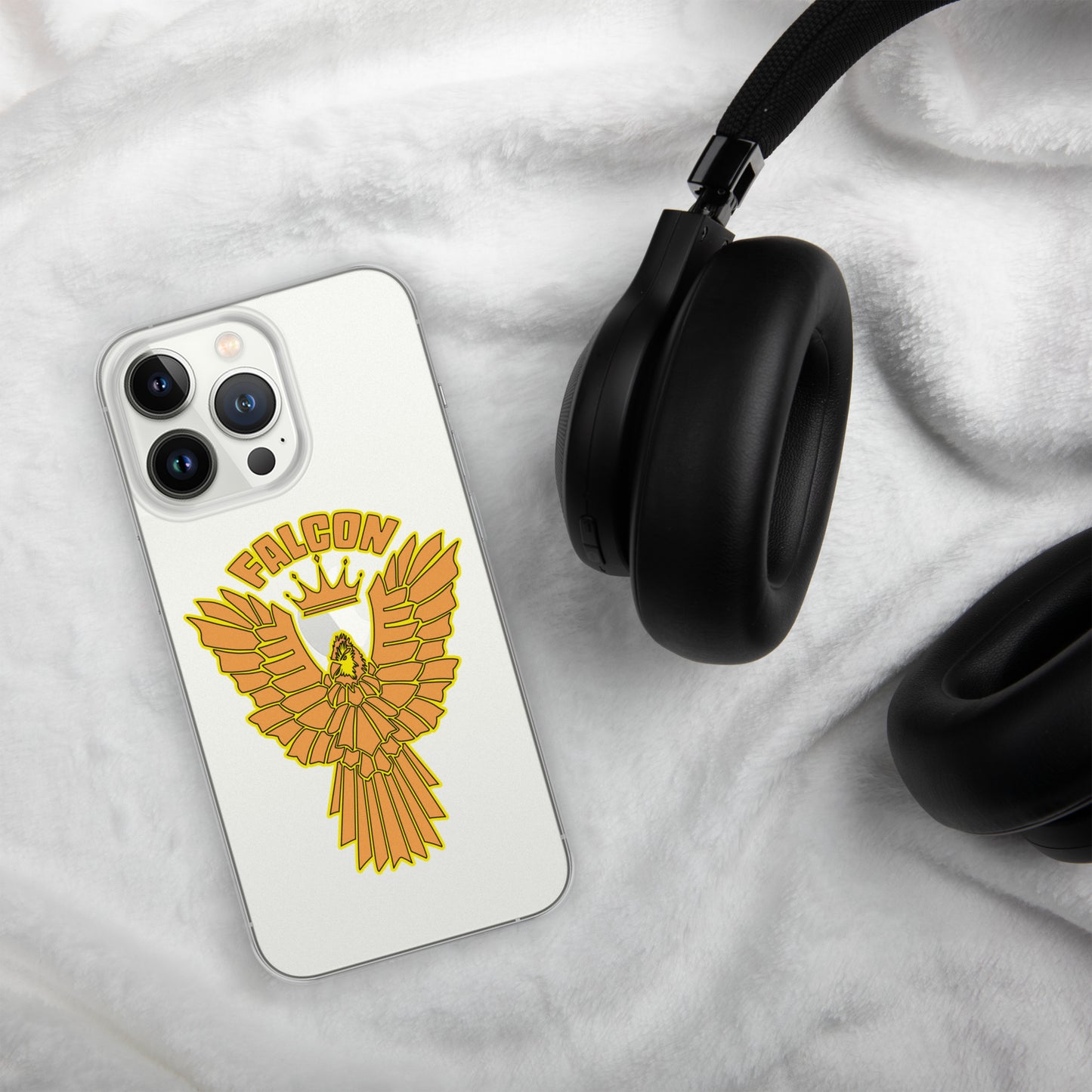 Clear Case for iPhone® - Falcon Gold Logo