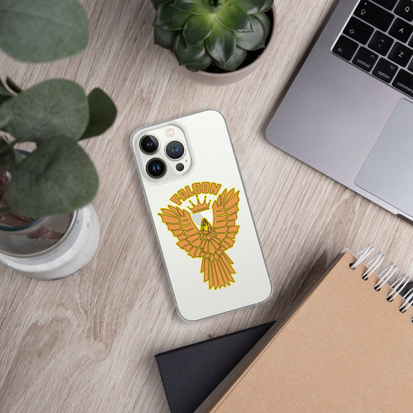 Clear Case for iPhone® - Falcon Gold Logo