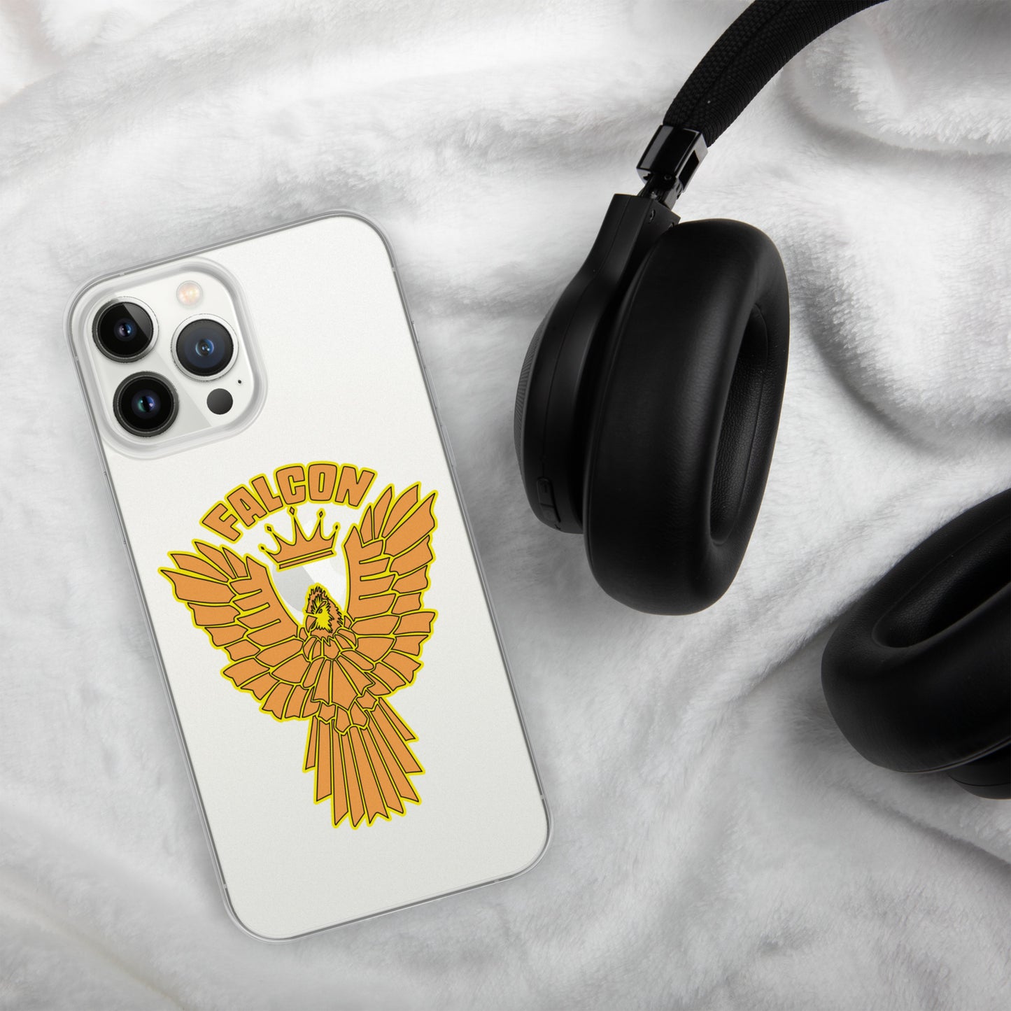 Clear Case for iPhone® - Falcon Gold Logo