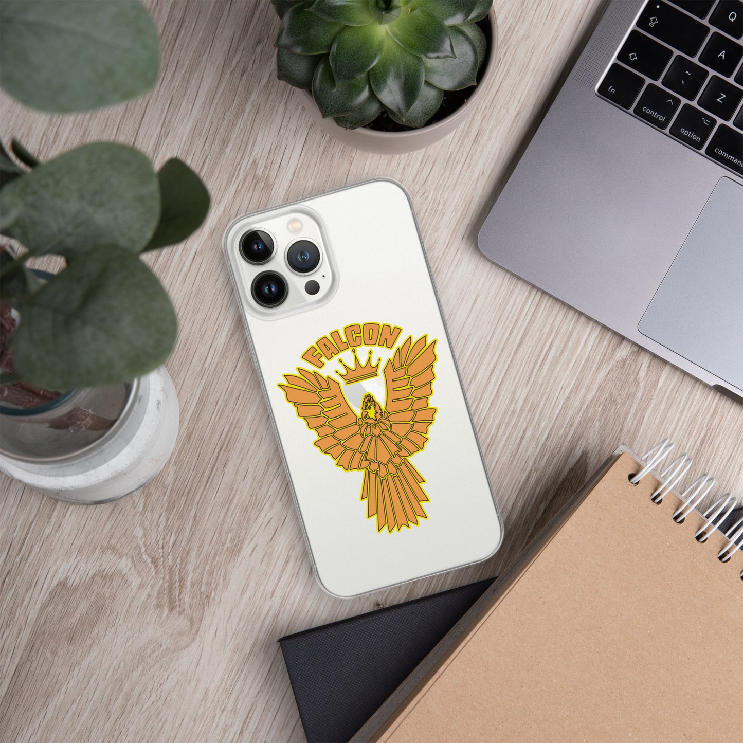 Clear Case for iPhone® - Falcon Gold Logo