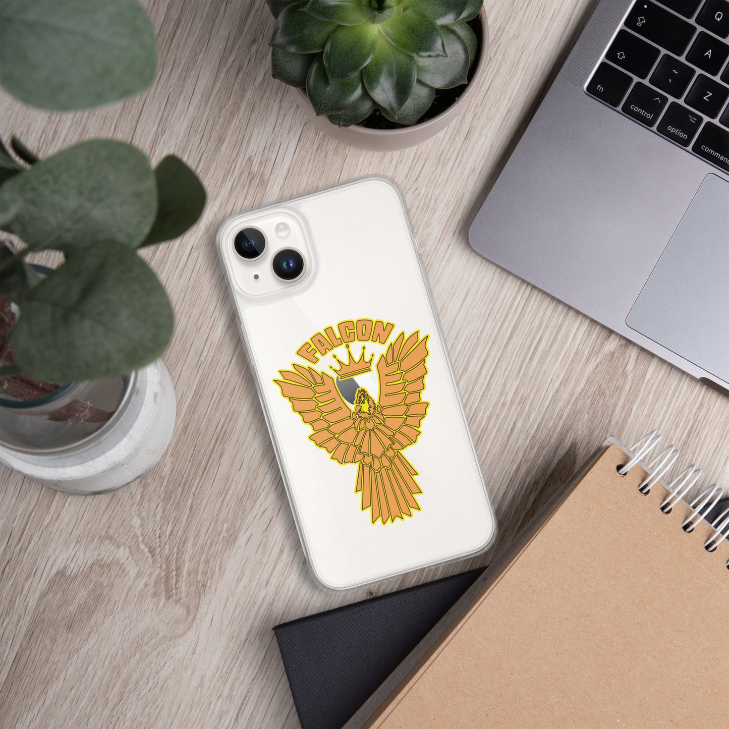 Clear Case for iPhone® - Falcon Gold Logo
