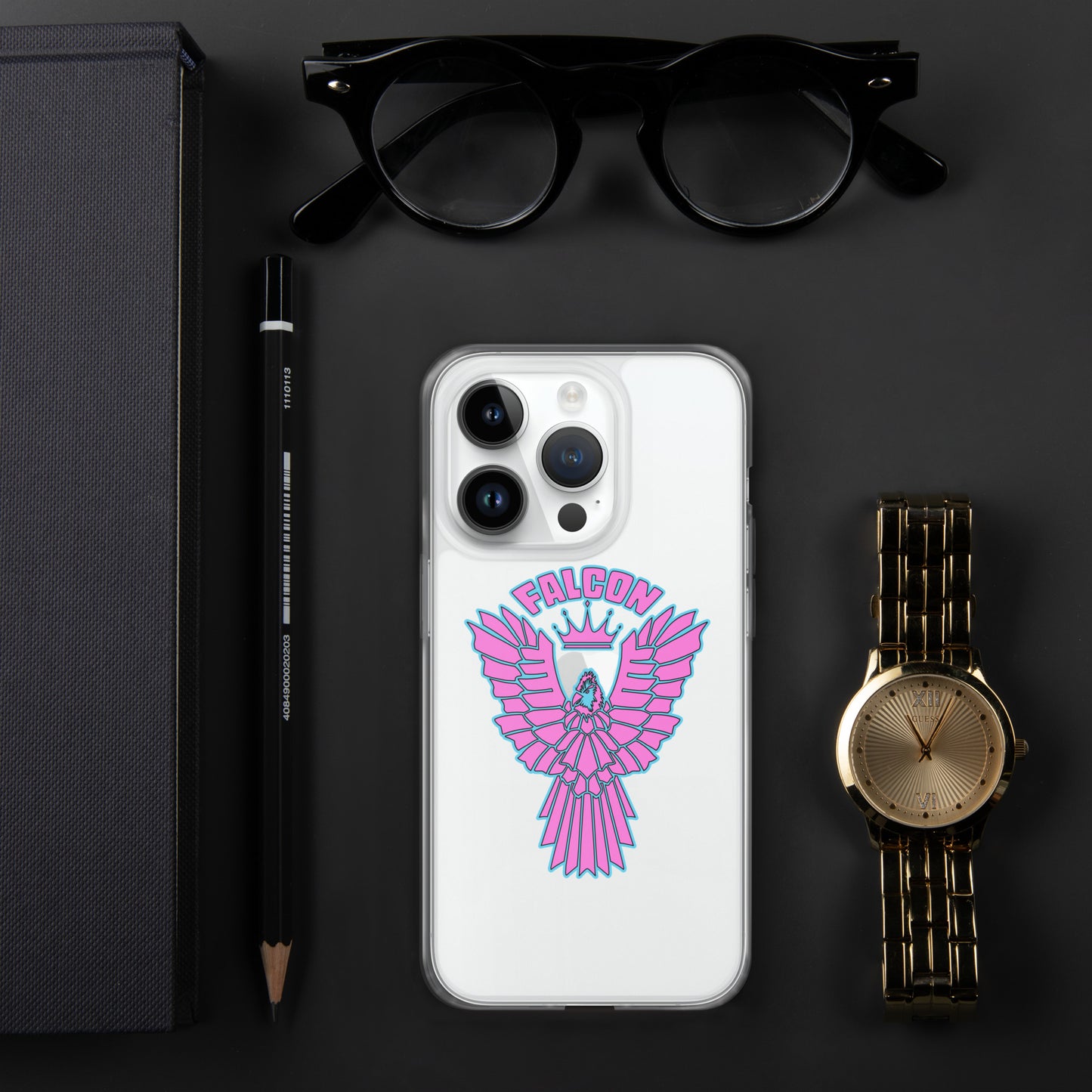 Clear Case for iPhone® - Falcon Retro Pink