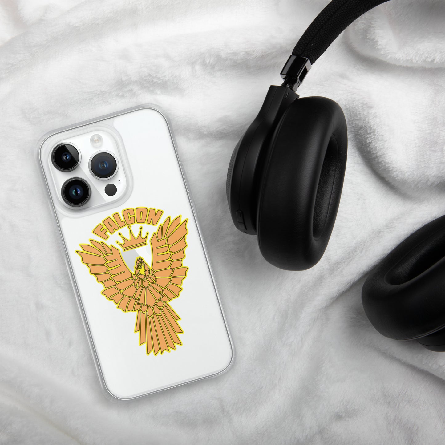 Clear Case for iPhone® - Falcon Gold Logo