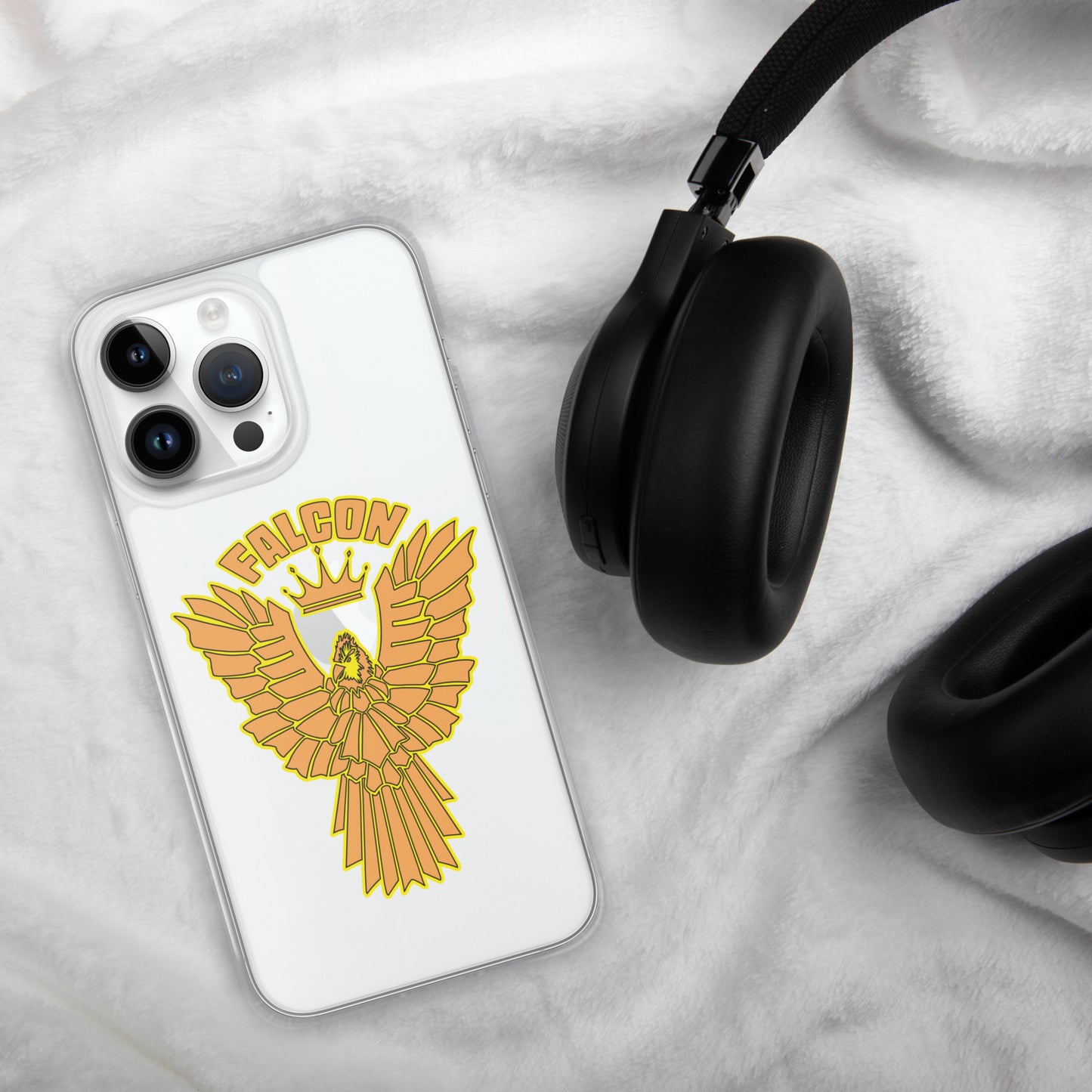 Clear Case for iPhone® - Falcon Gold Logo