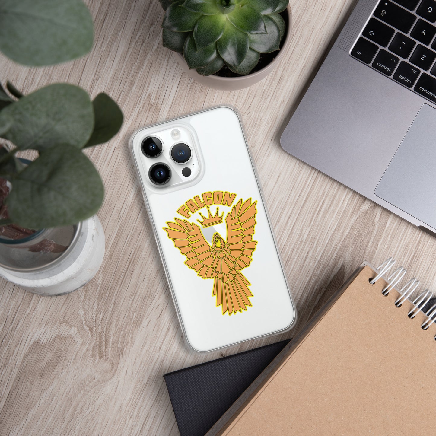 Clear Case for iPhone® - Falcon Gold Logo