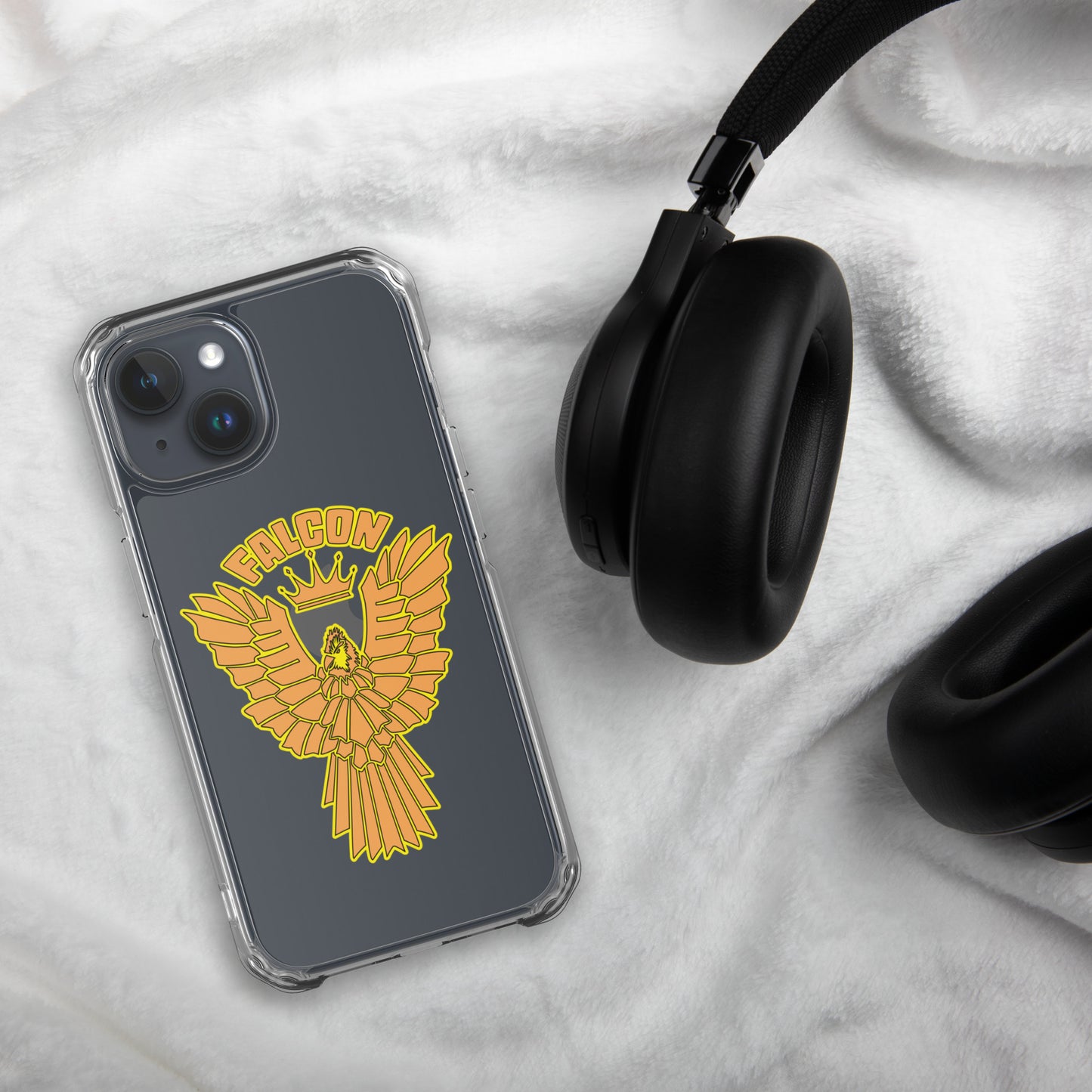 Clear Case for iPhone® - Falcon Gold Logo