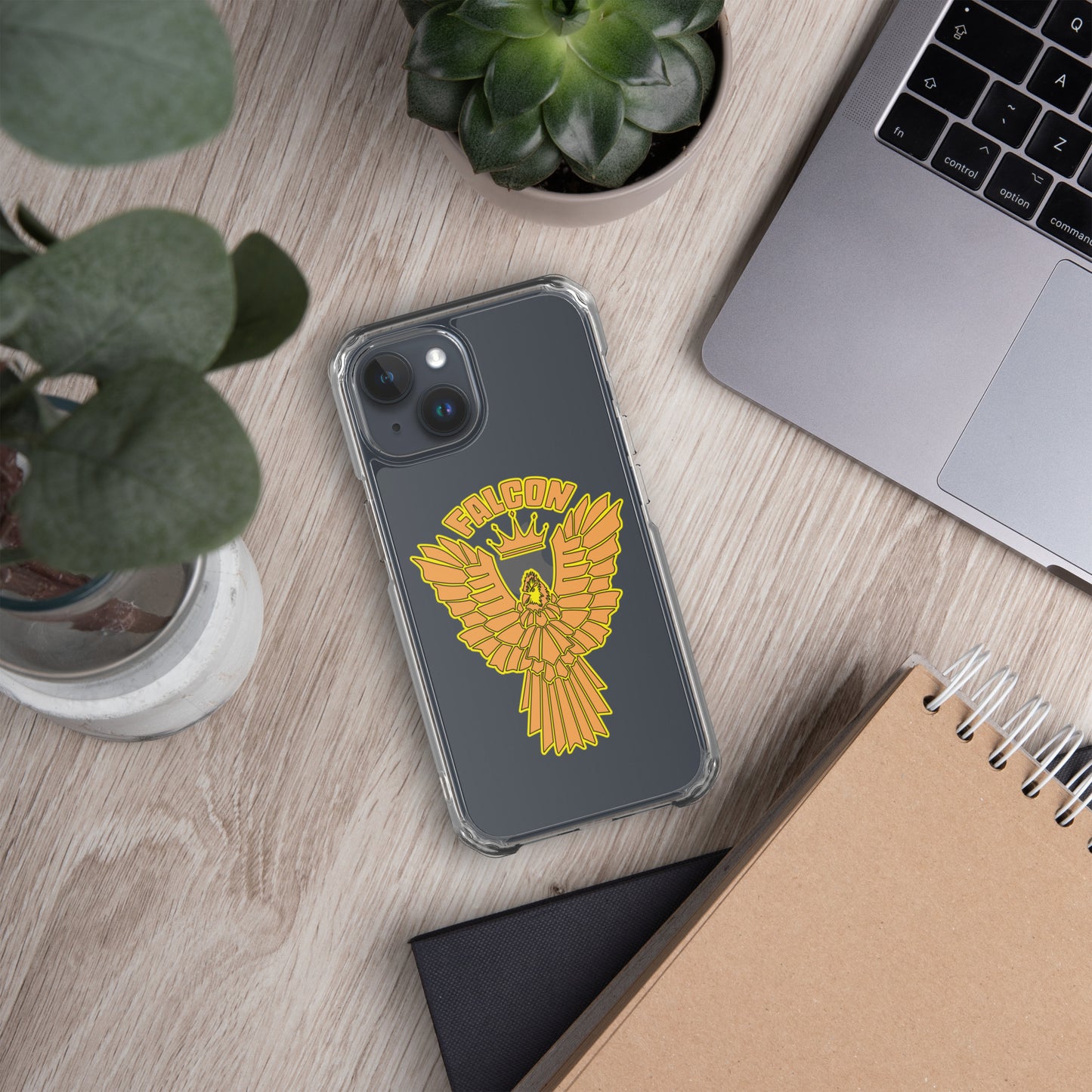 Clear Case for iPhone® - Falcon Gold Logo