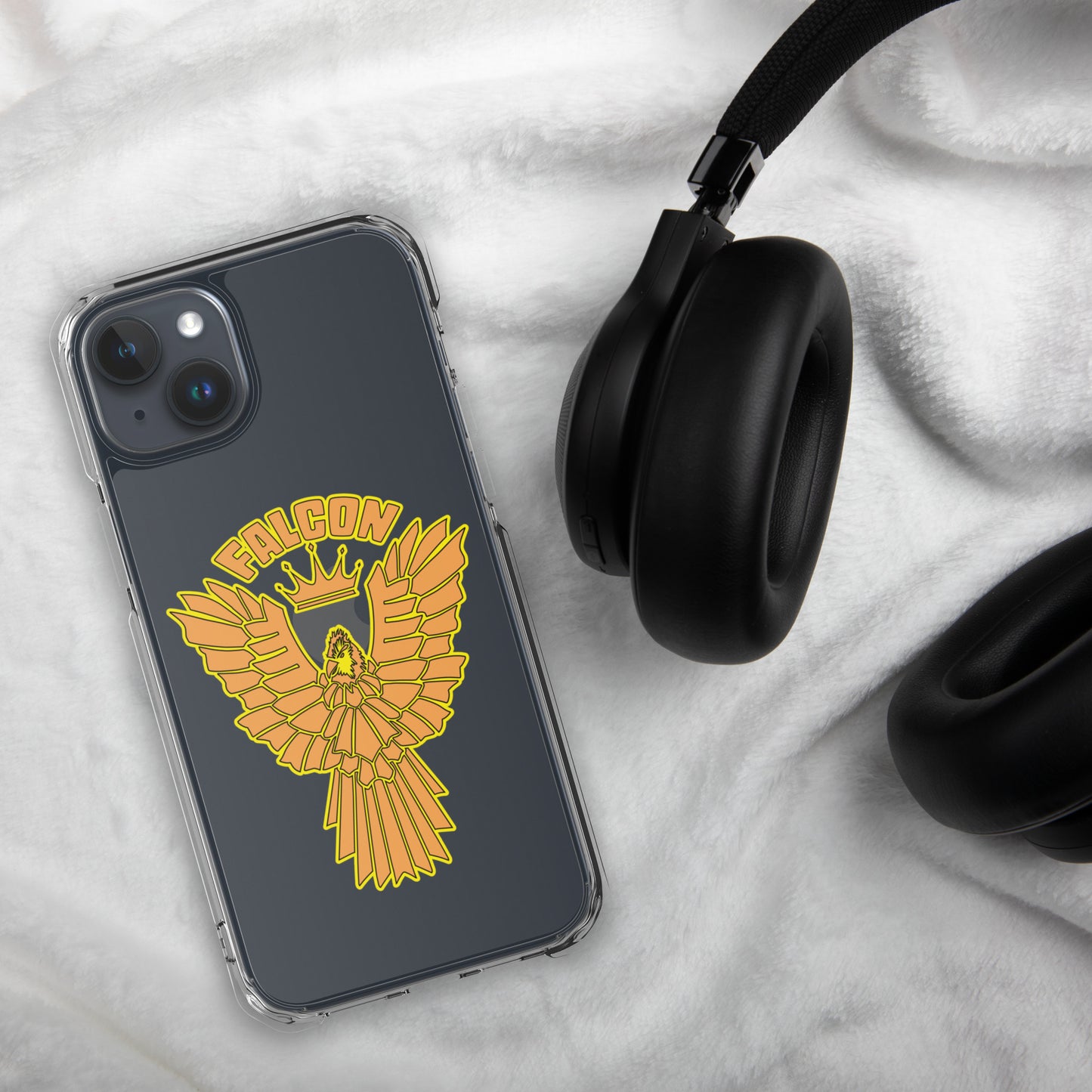 Clear Case for iPhone® - Falcon Gold Logo